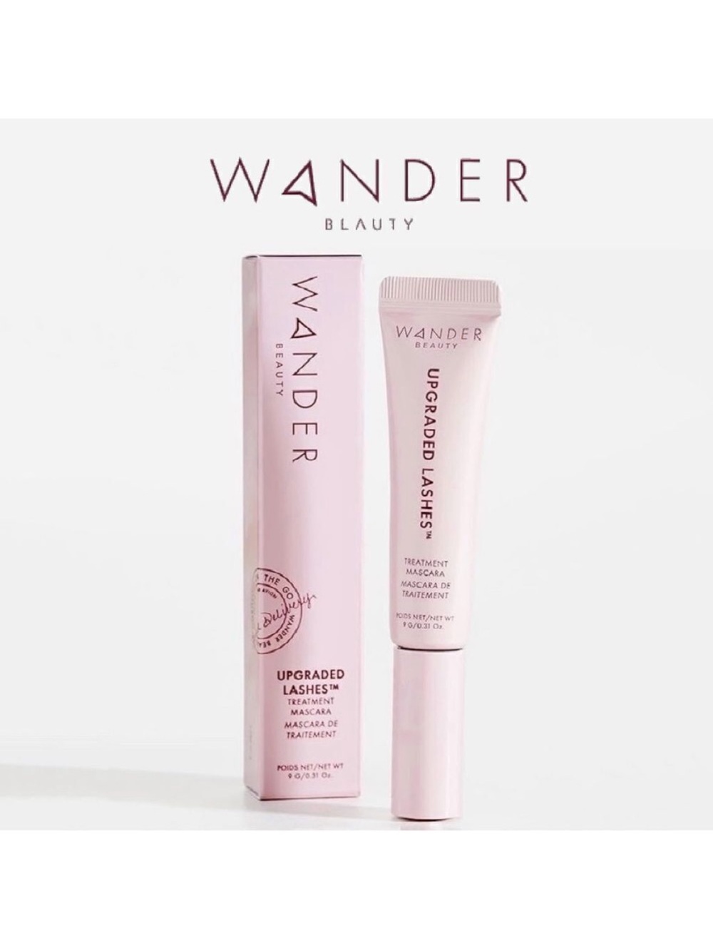 Wander Beauty Upgraded Lashes Treatment Mascara Jet Black NIB